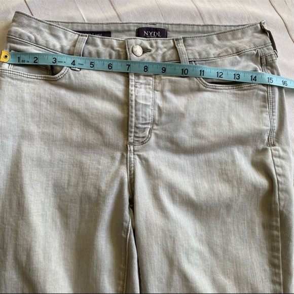 NYDJ Alina Released Hem Ankle Jeans Grey S… - Picture 3 of 5
